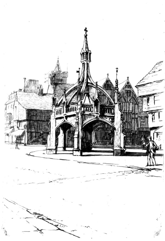 A View in Melchester 1896