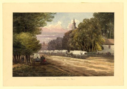 A view in Williamsburg, Va. - McIlvaine. LCCN2004661392