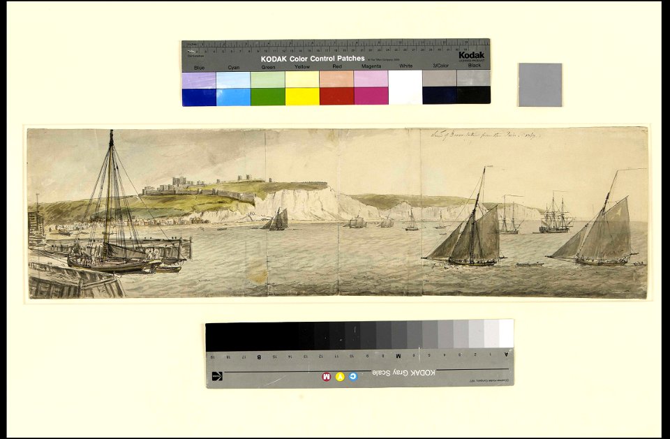 A View of Dover from the Pier, 1767 RMG PZ7707