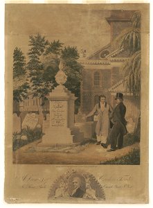 A view of Cooke's tomb in St. Paul's Church yard, N. York - painted engraved and published by I.R. Smith, N. York 1st. Septemr. 1821. LCCN2012648948