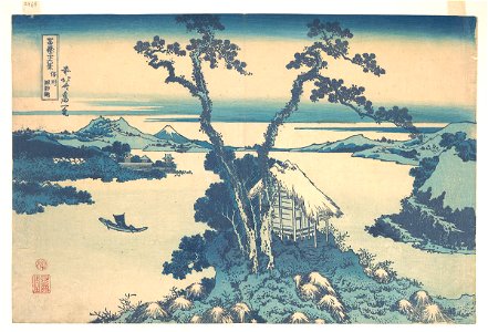 A View of Mount Fuji Across Lake Suwa, Met Museum