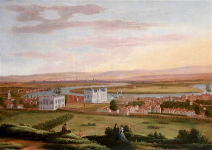 A View of Greenwich and the Queen's House from the South-East by Hendrick Danckerts