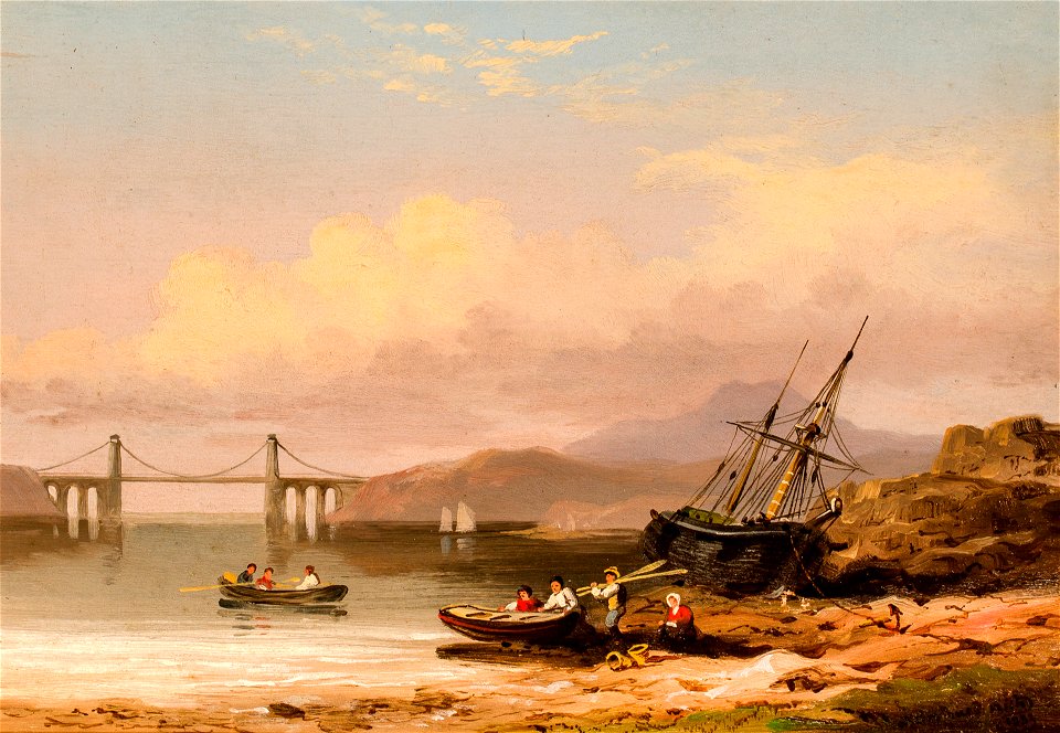 A View of the Brandywine River Near Louviers, by Xanthus Smith