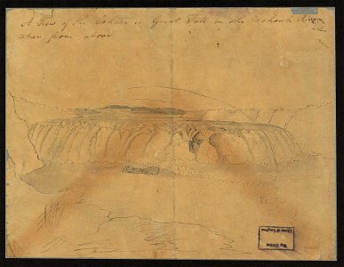 A view of the Cohoes or Great Fall of the Mohawk River taken from above LCCN2004662208