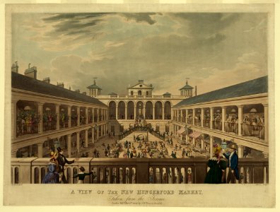 A view of the New Hungerford market, taken from the terrace LCCN2004666861