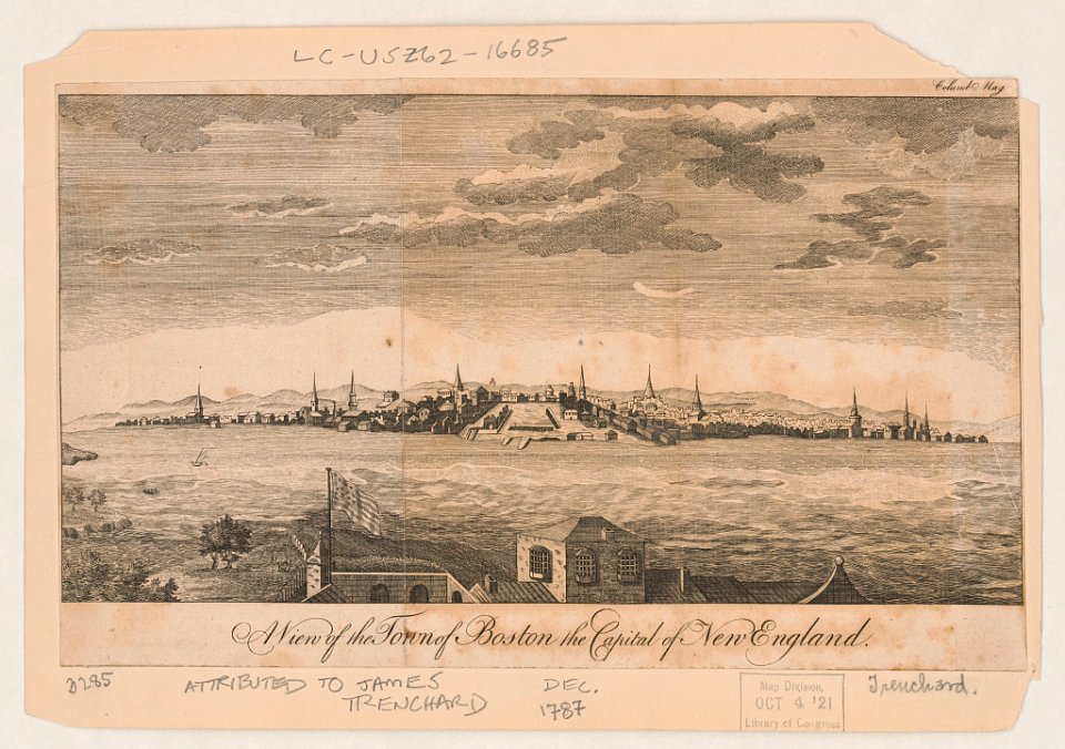 A view of the town of Boston the capital of New England LCCN2004671515