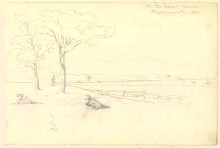 A view on the coast near Portsmouth, 1811 RMG PZ0900