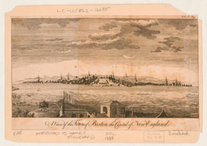 A view of the town of Boston the capital of New England LCCN2004671515