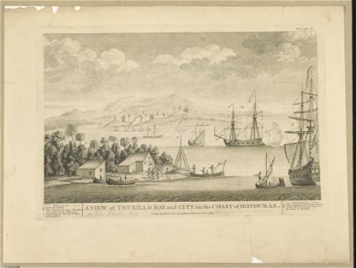 A view of Truxillo Bay and city on the coast of Honduras LCCN2003680668