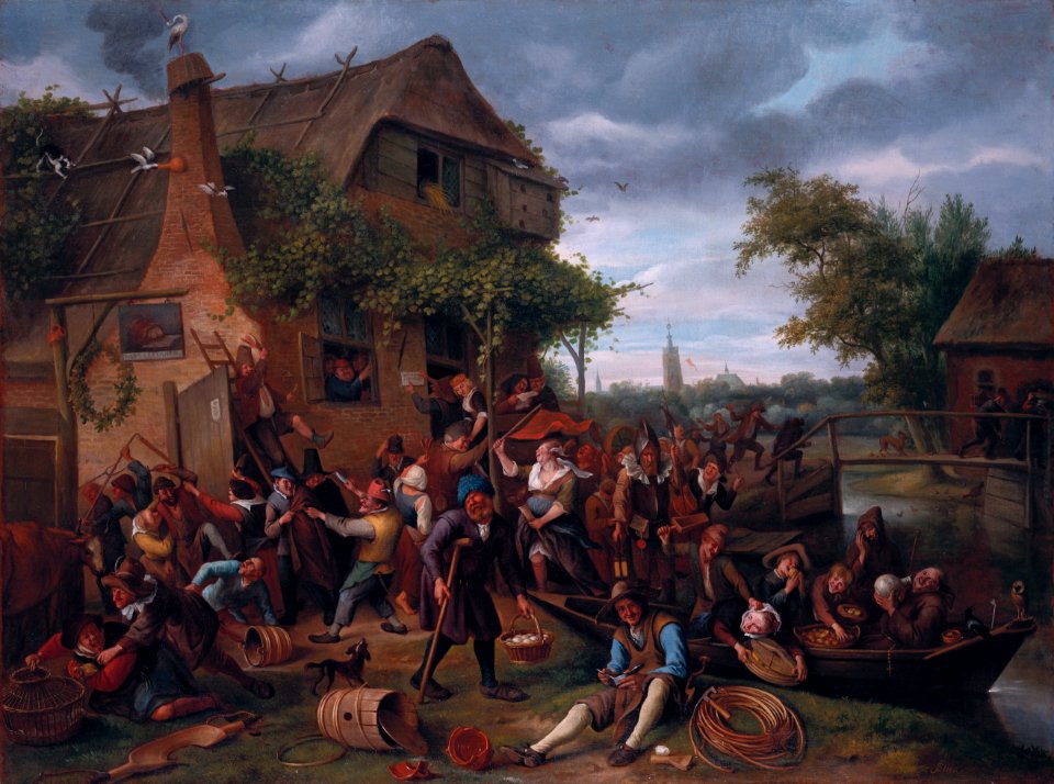 A Village Revel, by Jan Steen