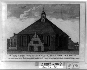 A view Protestant Dutch church Albany LCCN2003674358
