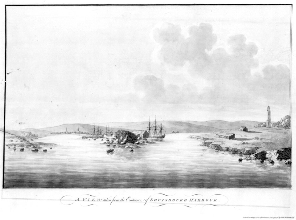A view taken from the entrance of Louisbourg harbour LCCN2004671436