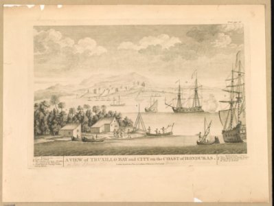 A view of Truxillo Bay and city on the coast of Honduras LCCN2003680668