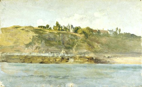 A Village on the Coast Seen from the Sea, Northern France RMG PU0460