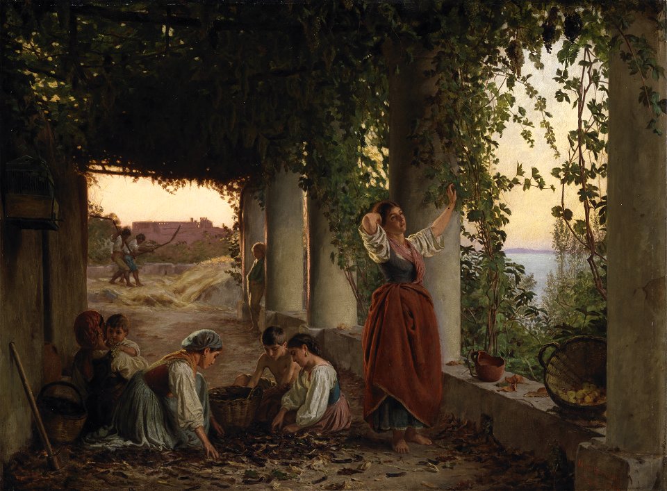 A Vine Pergola at Capri P453