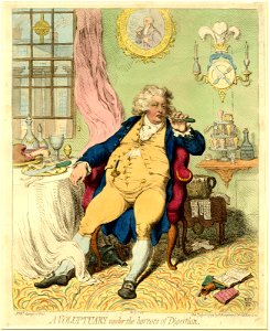 A voluptuary under the horrors of digestion (BM 1851,0901.618 1)