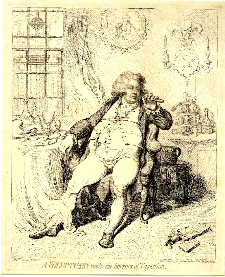 A voluptuary under the horrors of digestion (BM 1978,U.1996)