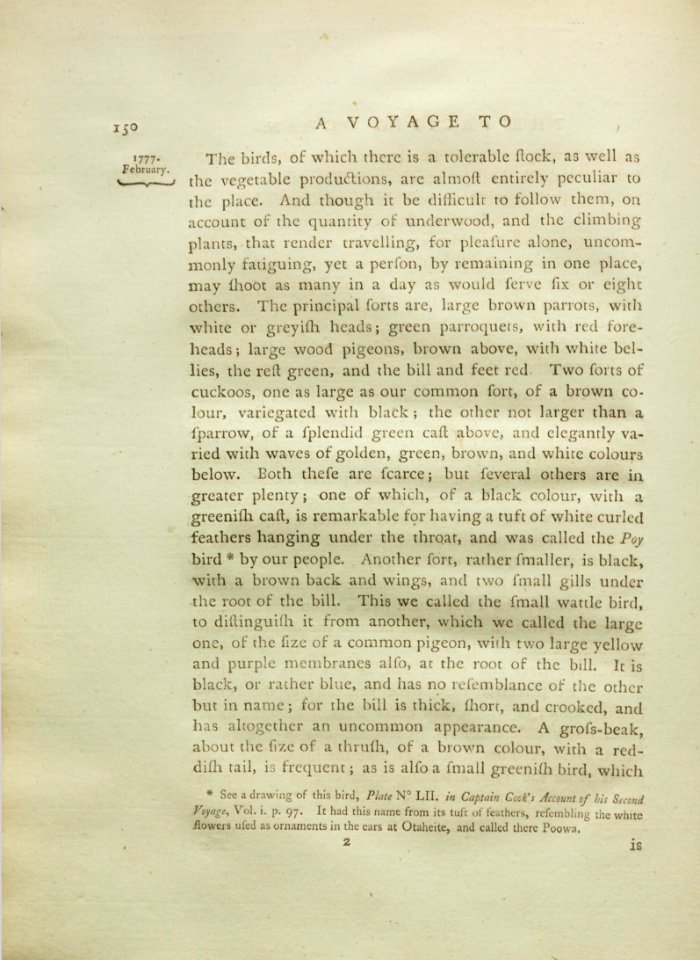A voyage to the Pacific Ocean, undertaken, by the command of His Majesty, for making discoveries in the Northern Hemisphere (MU Wa 181 E7 (pp 150))
