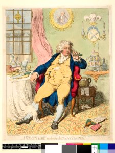 A voluptuary under the horrors of digestion (BM 1851,0901.618 2)