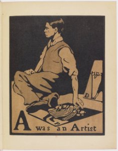 A was an Artist - An Alphabet by William Nicholson (1899)