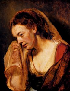 A weeping woman, Rembrandt van Rijn, c. 1644, Detroit Institute of Arts