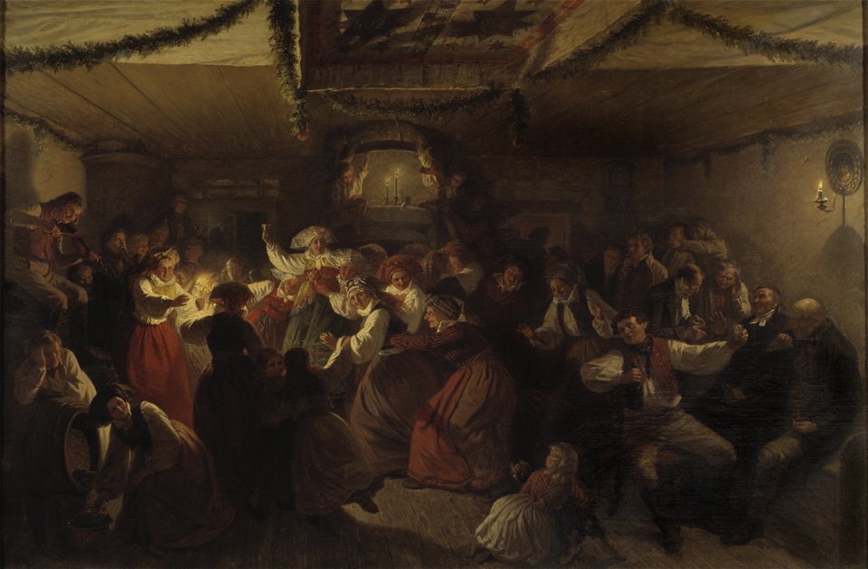A Wedding Party from Vingåker (Wilhelm Wallander) - Nationalmuseum - 18656