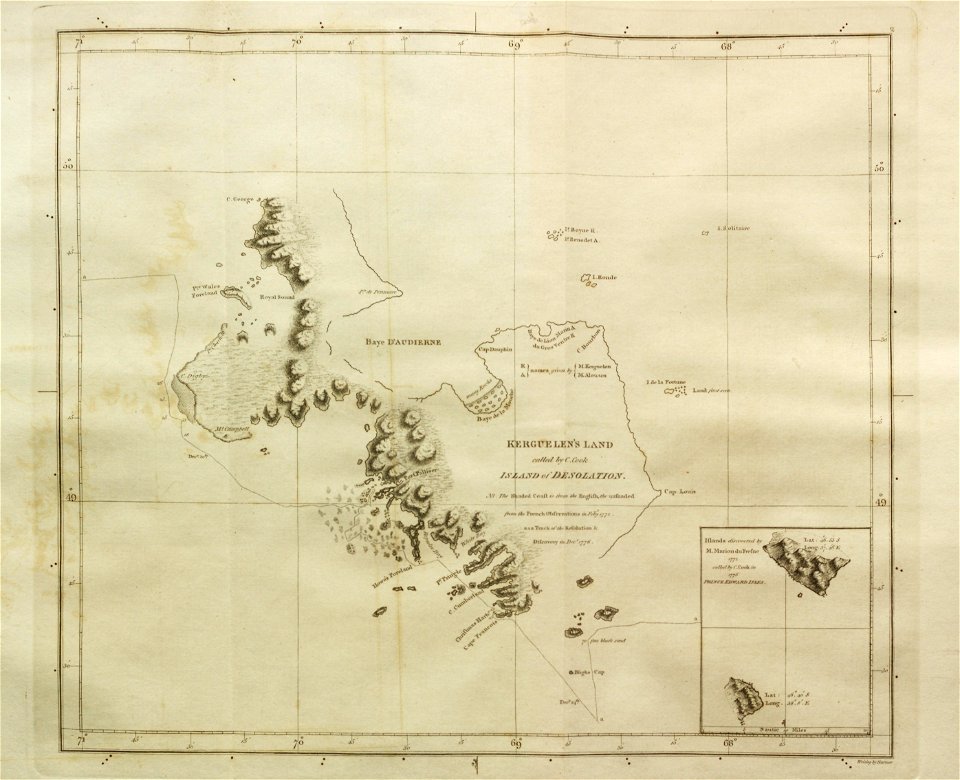 A voyage to the Pacific Ocean, undertaken, by the command of His Majesty, for making discoveries in the Northern Hemisphere (MU Wa 181 E7 (kaart pp 50-51))