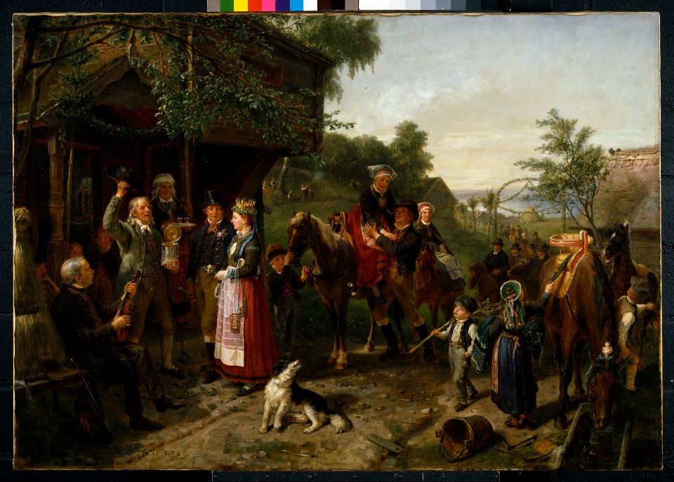 A Värend Wedding (Bengt Nordenberg) - Nationalmuseum - 18300