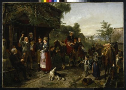 A Värend Wedding (Bengt Nordenberg) - Nationalmuseum - 18300