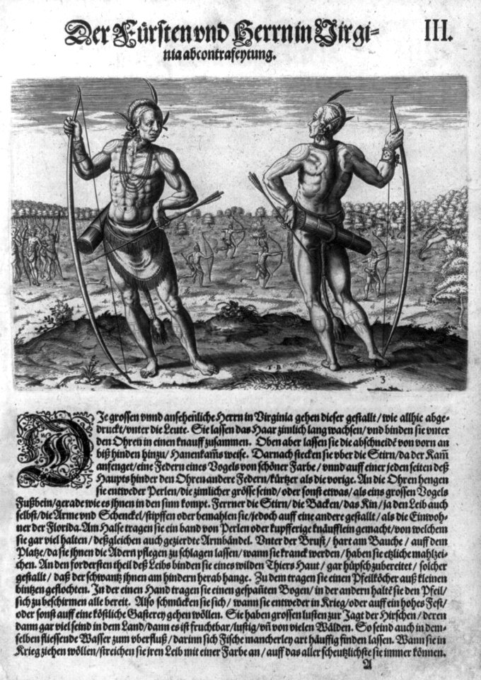 A weroans, or chieftain, of Virginia LCCN2001696964