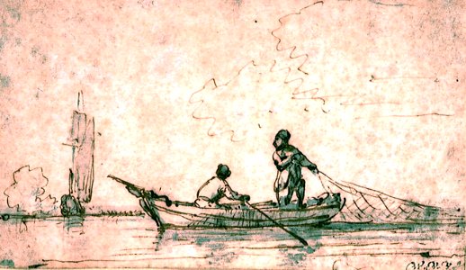 A wherry fishing RMG PV5364