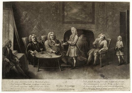 A winter evening's conversation by John Simon
