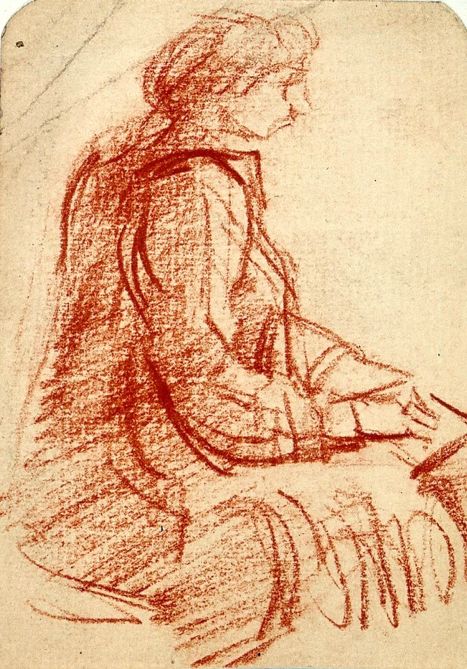 A Woman Drawing by Theo van Doesburg Centraal Museum AB4215