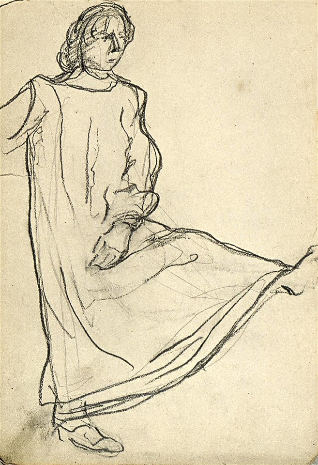 A Woman on One Leg by Theo van Doesburg Centraal Museum AB4136-N