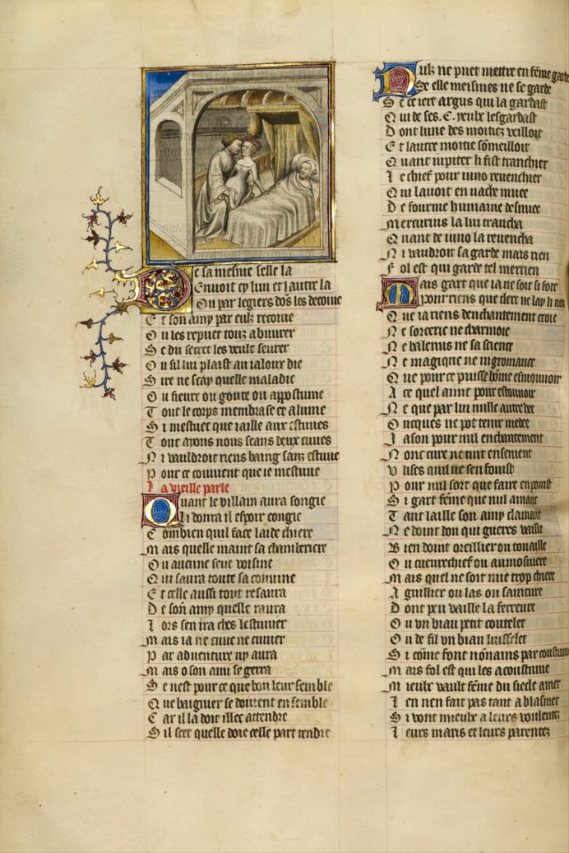 A Woman Meeting with Her Lover while Her Husband Sleeps - Google Art Project