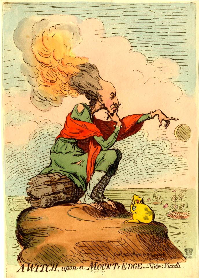 A witch, upon a mount's edge.-Vide- Fuzelli. (BM 1851,0901.547)