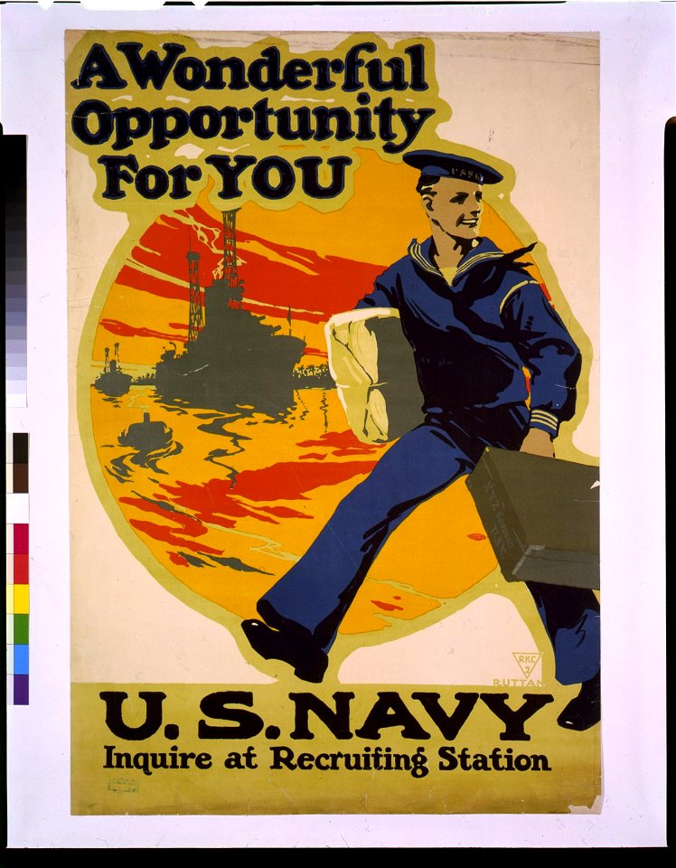 A wonderful opportunity for you, U.S. Navy, inquire at recruiting station - Ruttan. LCCN92510137