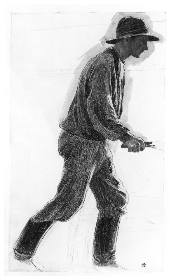 A Workman (Carl Wilhelmson) - Nationalmuseum - 24368