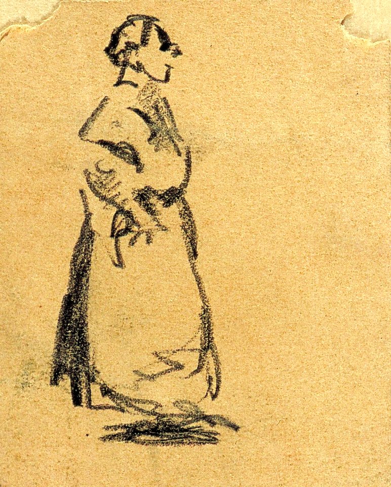 A Woman with Arms Akimbo by Theo van Doesburg Centraal Museum AB4314
