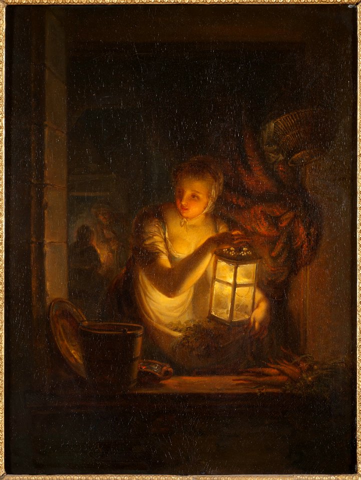A Woman with A Lantern (Alexander Lauréus) - Nationalmuseum - 18221