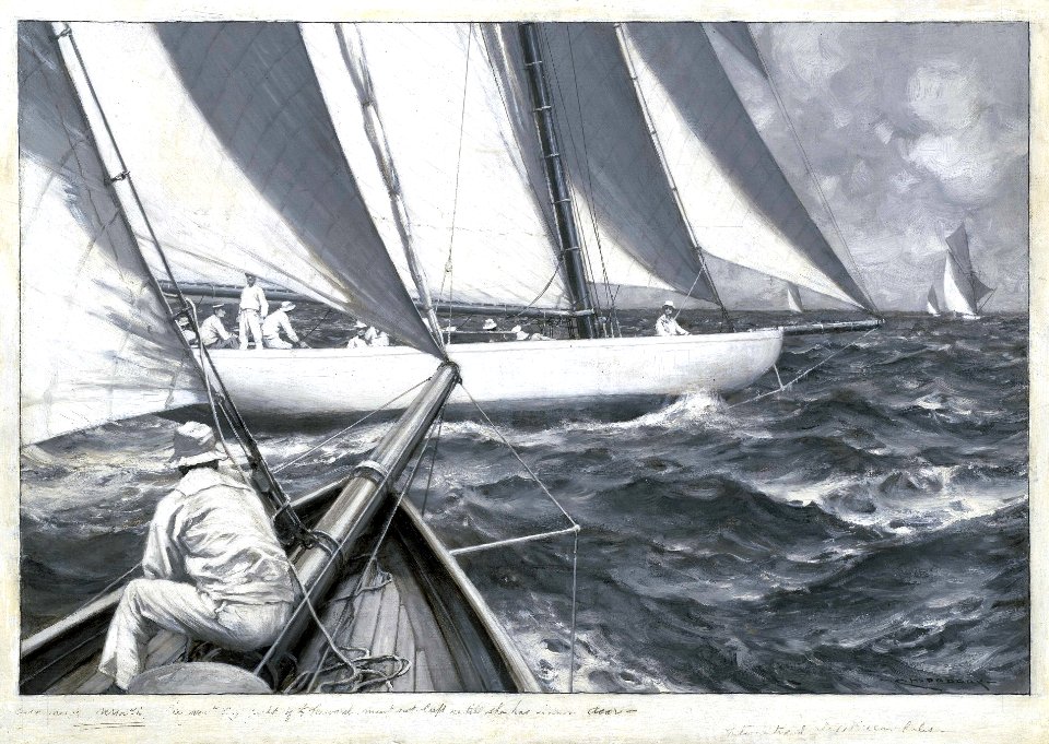A yacht luffing RMG BHC1281