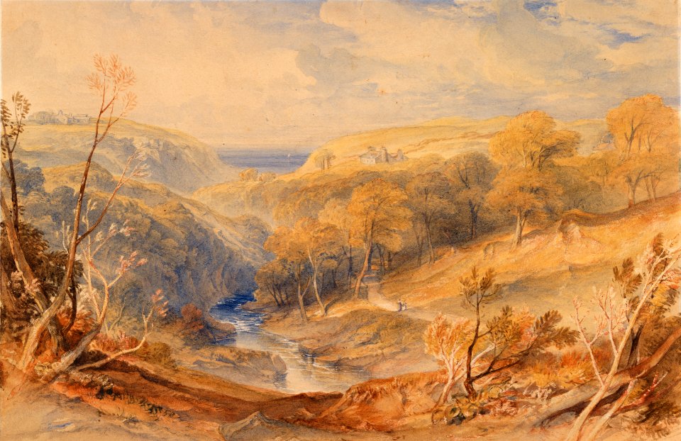 A Wooded Valley on the Isle of Man P3764