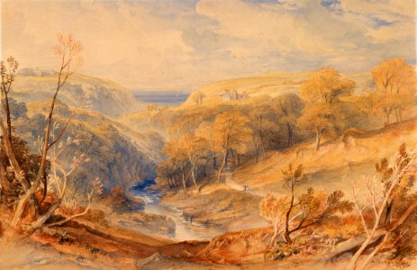 A Wooded Valley on the Isle of Man P3764
