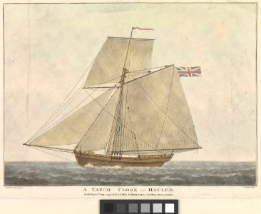 A Yatch (yacht) close-hauled RMG PY0443