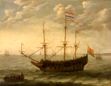 A Zeeland Ship at Anchor RMG BHC0825