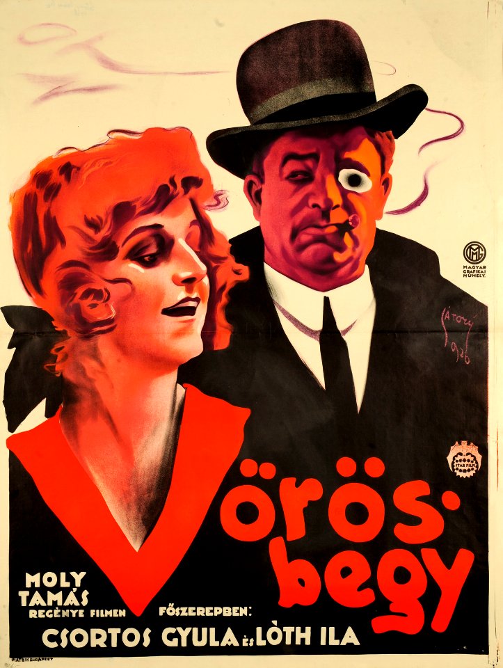 A „Vörösbegy” c. film plakátja
