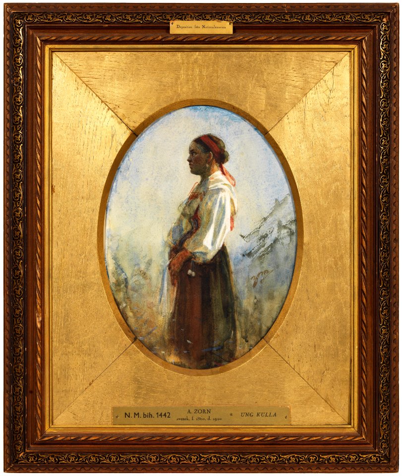 A Young Farm Girl (Anders Zorn) - Nationalmuseum - 25411