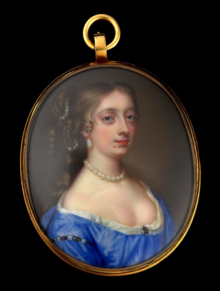 A Young Lady called Henrietta Boyle by Christian Friedrich Zincke (with frame)