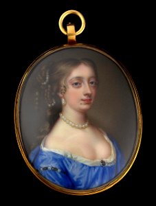 A Young Lady called Henrietta Boyle by Christian Friedrich Zincke (with frame)