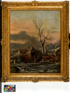 A. Beerstraten - Wintergezicht - NK2734 - Cultural Heritage Agency of the Netherlands Art Collection